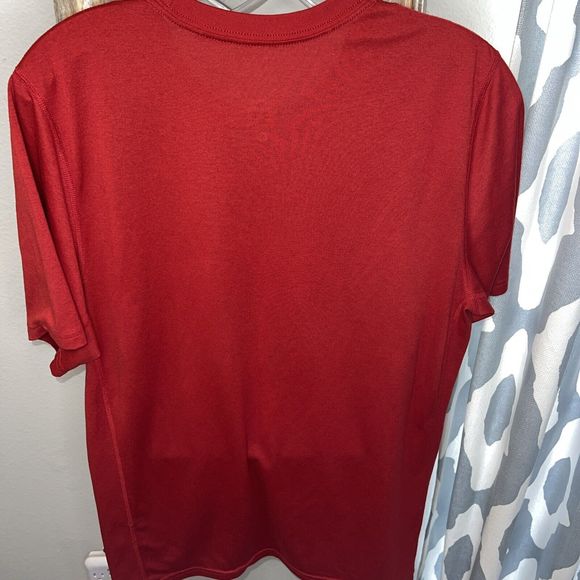 Nike Pro Dri-Fit Red Short Sleeve Fitted Shirt‎ Size S - Picture 5 of 5